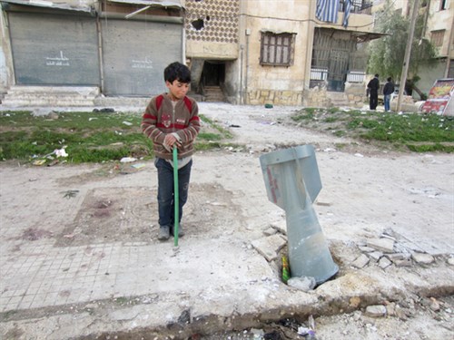 Cluster Bomb Attack On Aleppo Amnesty International 599X449 